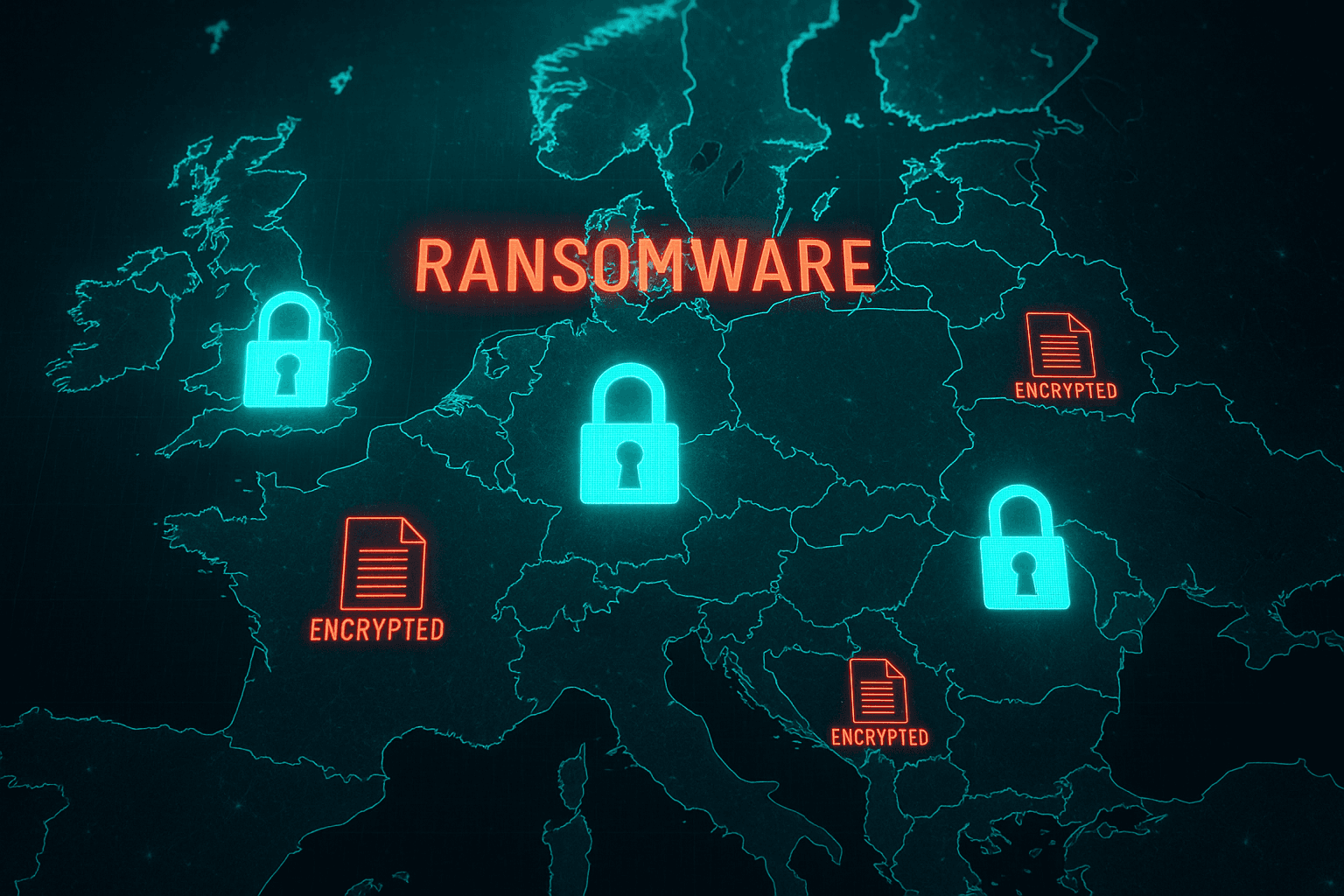 Ransomware's Rise in Europe: A New Cyber Battleground