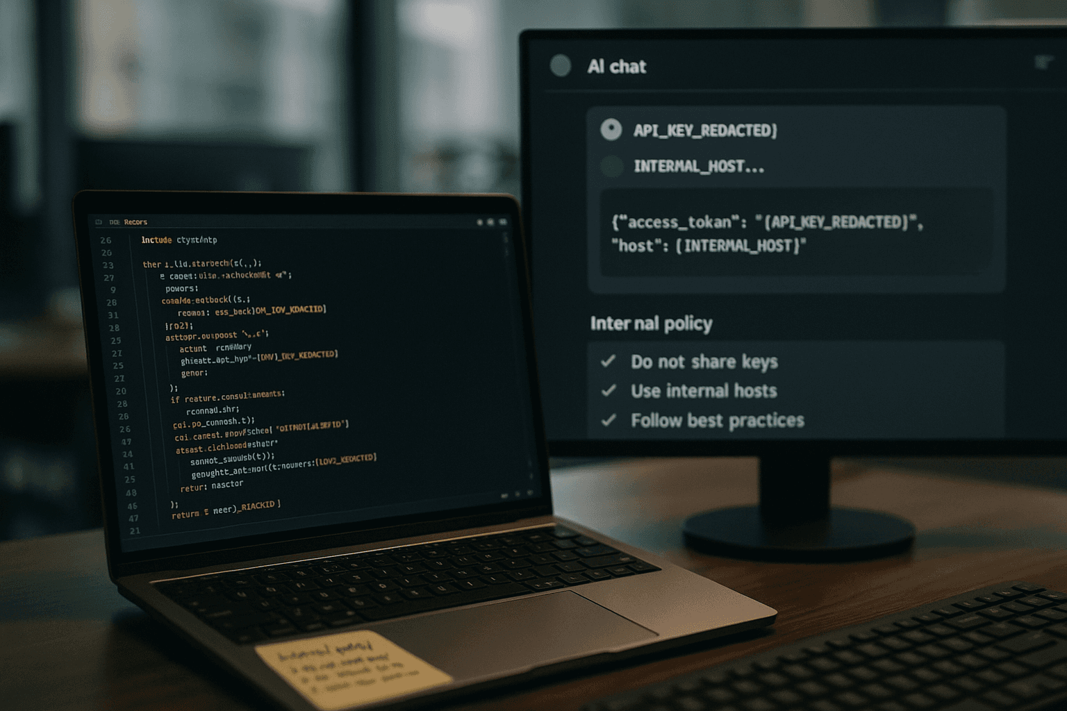 Using AI coding assistants without leaking your company's source code